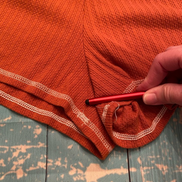 Textured Rust Pajama Set - Picture 15 of 15